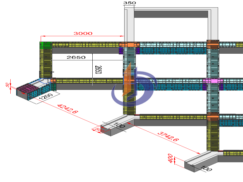 【鐵路專用】路基邊坡附屬工程專用-菱形框架梁塑模 安全省心 多種規(guī)格666