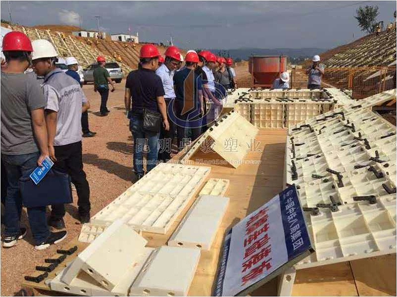 菱形網(wǎng)格梁塑料模板