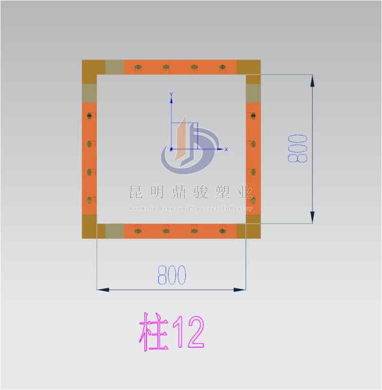 塑料模板廠-方柱模板