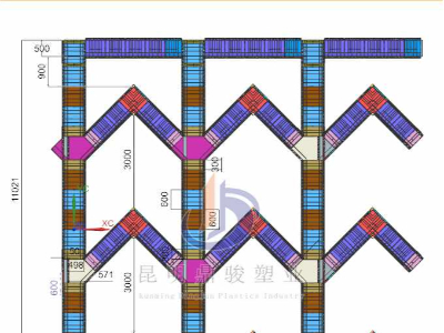 邊坡防工程——人字形截水骨架塑料模板