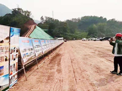 鼎駿塑業(yè)、中鐵北京局樣板性邊坡防護(hù)工程觀(guān)摩會(huì)開(kāi)始了！