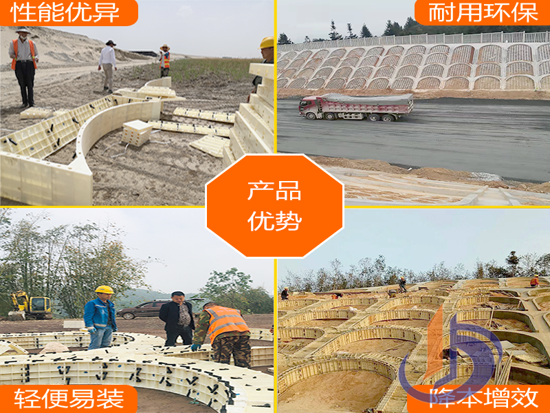 拱形格塑料模板、護(hù)坡模具