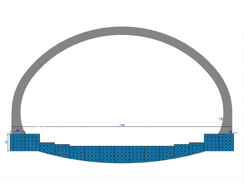 隧道仰拱堵頭塑鋼模板、定型模板