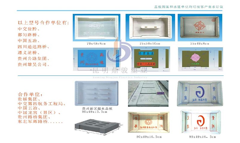 水溝蓋板塑料模板3