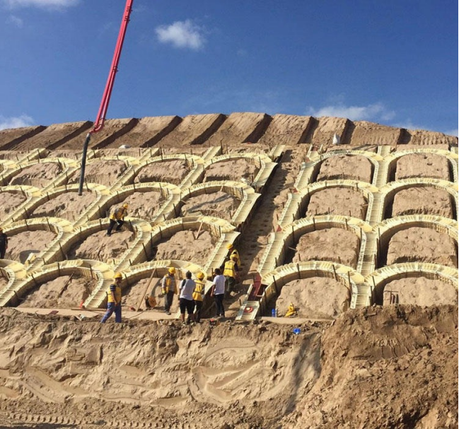 拱形骨架護坡模板a (2)