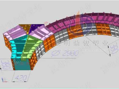 現澆拱形骨架護坡模板 水泥護坡模具 外表美觀！